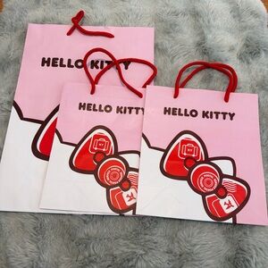 Hello Kitty Pink and Red Kids Accessory Bags